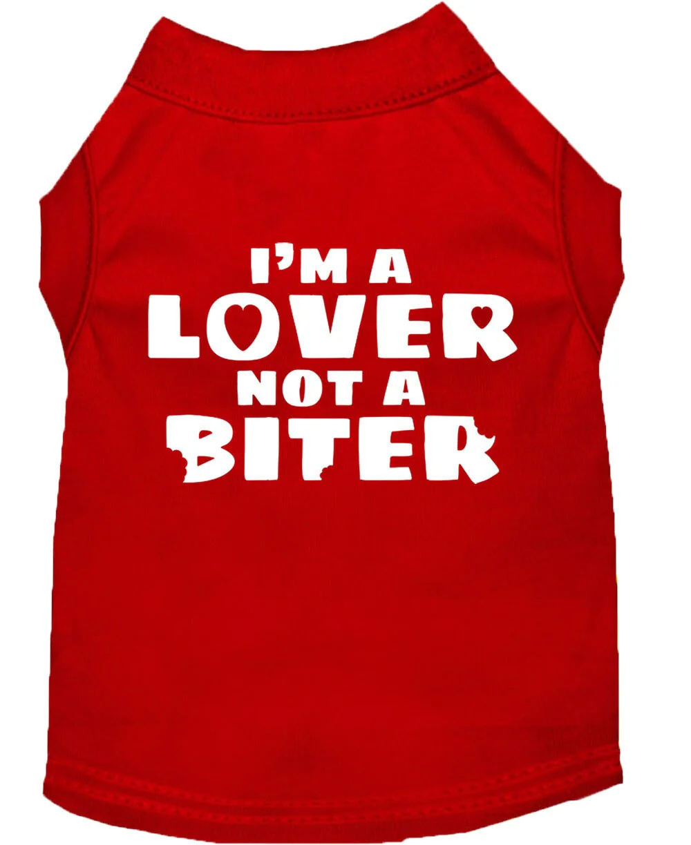 Pet Shirt "I'm A Lover, Not A Biter" - Image 10