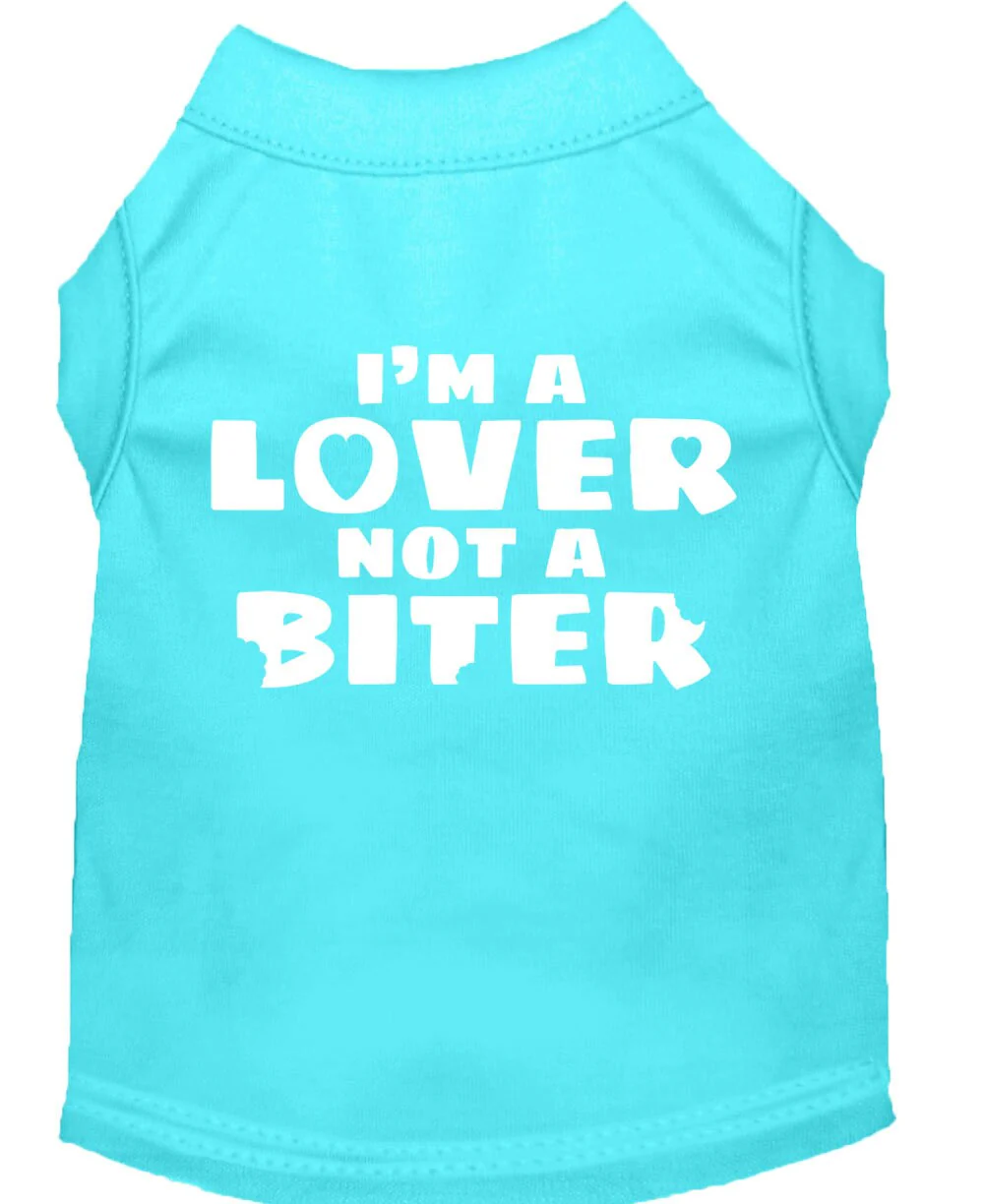 Pet Shirt "I'm A Lover, Not A Biter" - Image 3