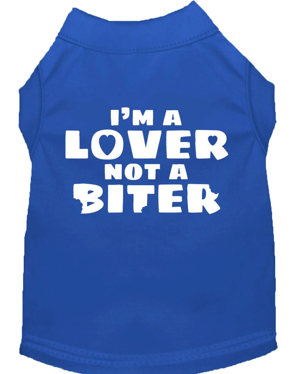 Pet Shirt "I'm A Lover, Not A Biter" - Image 5