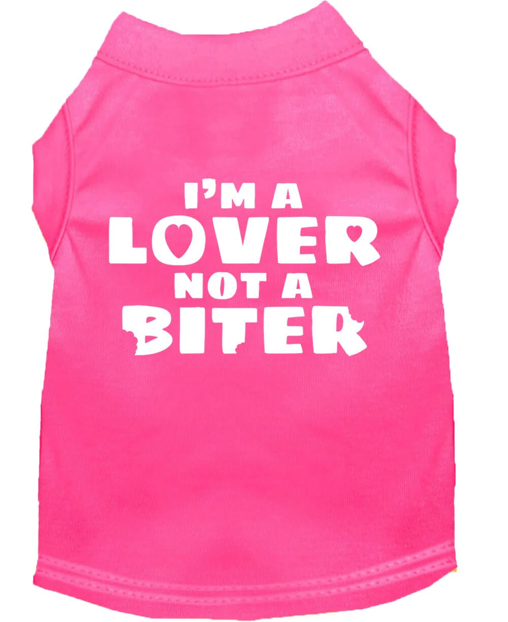 Pet Shirt "I'm A Lover, Not A Biter" - Image 6