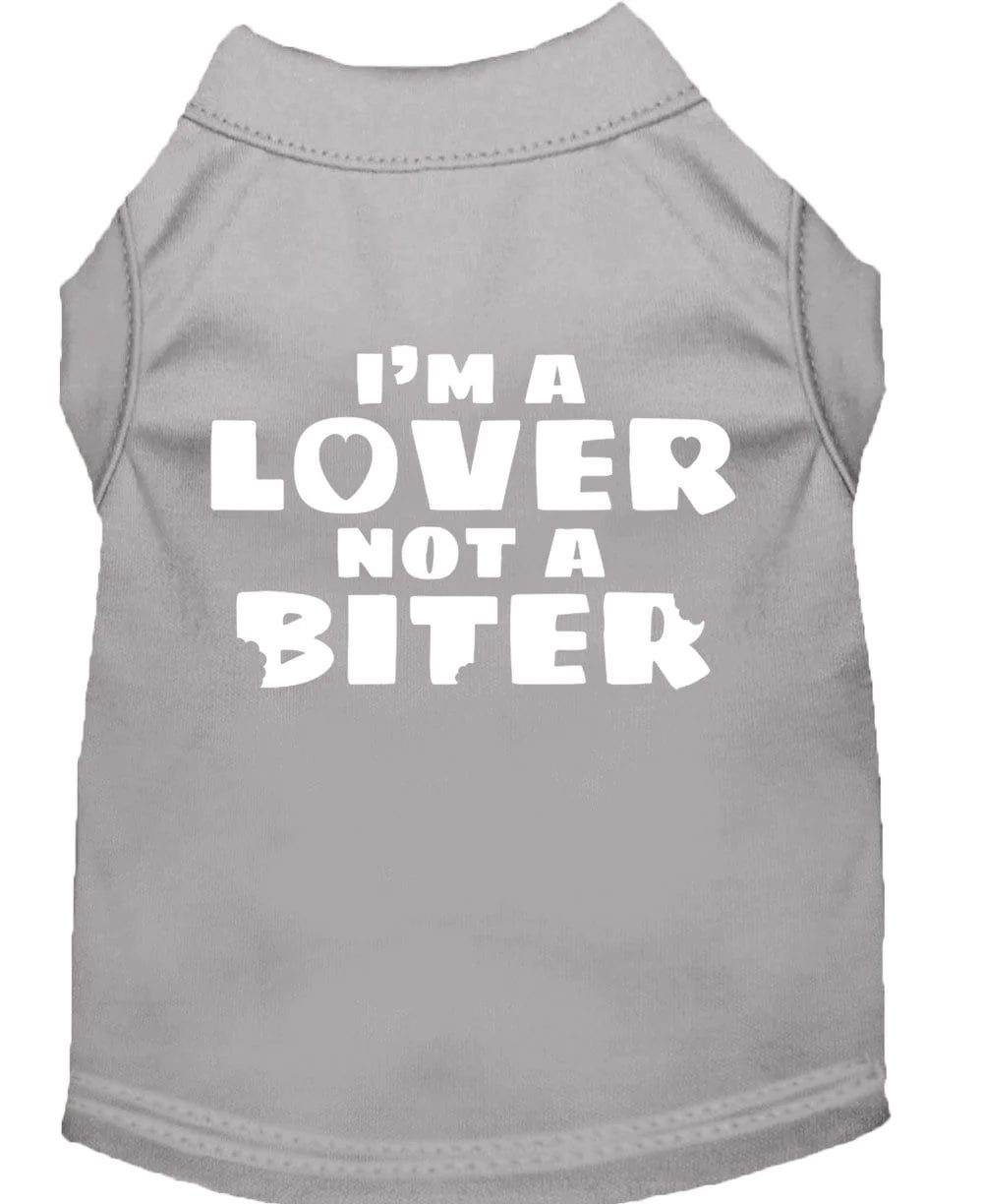 Pet Shirt "I'm A Lover, Not A Biter" - Image 7
