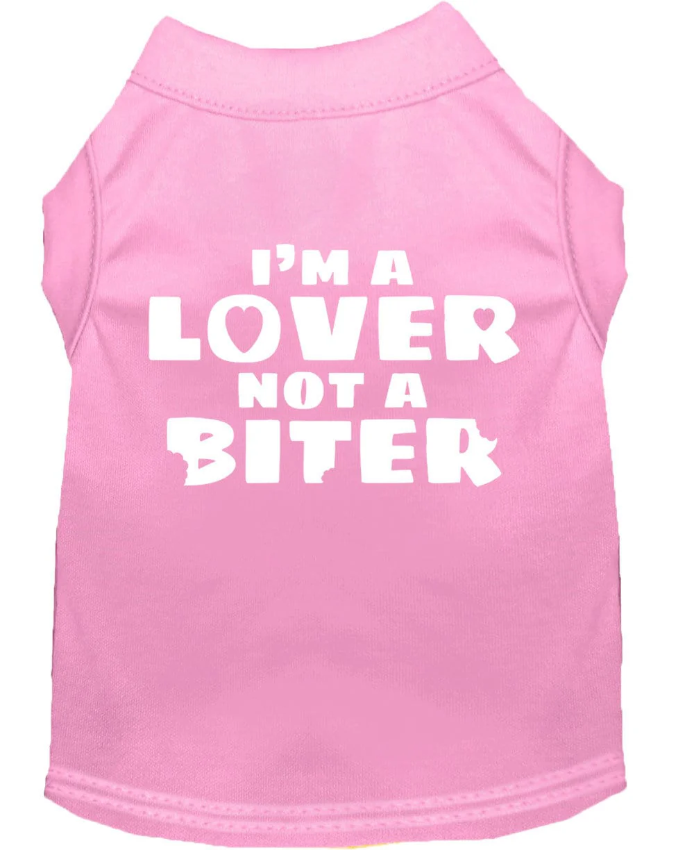 Pet Shirt "I'm A Lover, Not A Biter" - Image 8