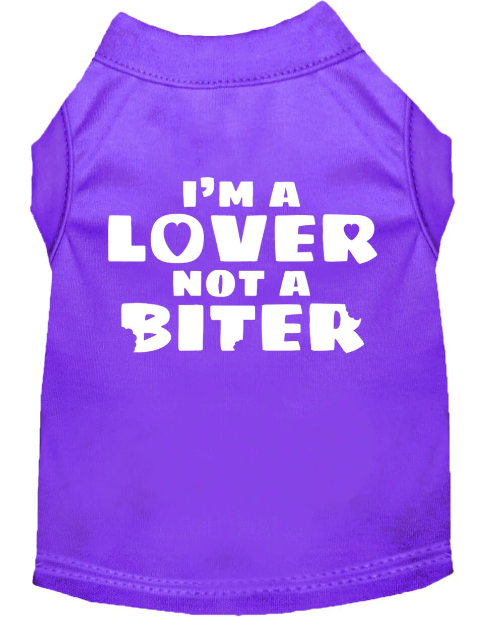 Pet Shirt "I'm A Lover, Not A Biter" - Image 9