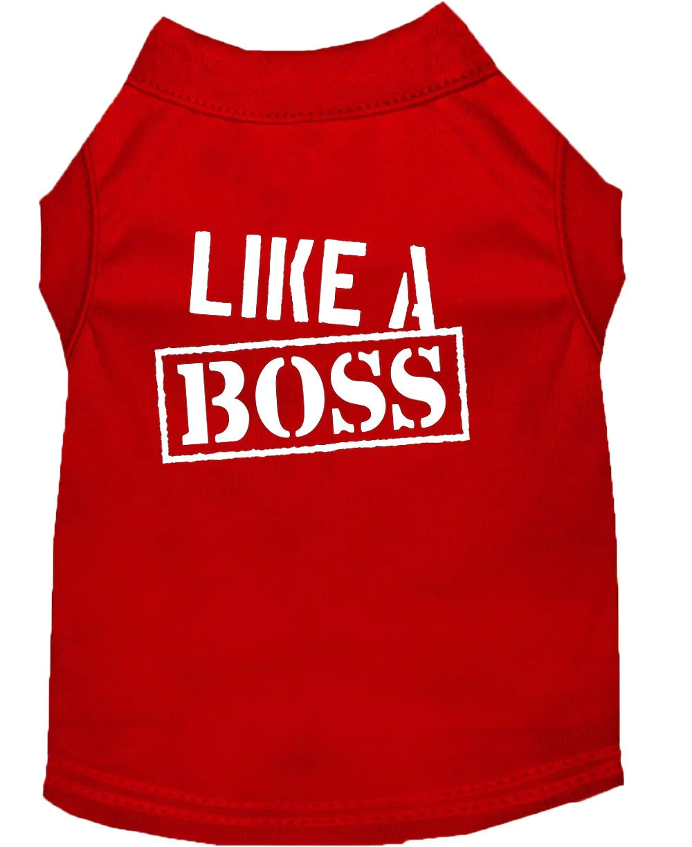 Pet Shirt "Like A Boss" - Image 3