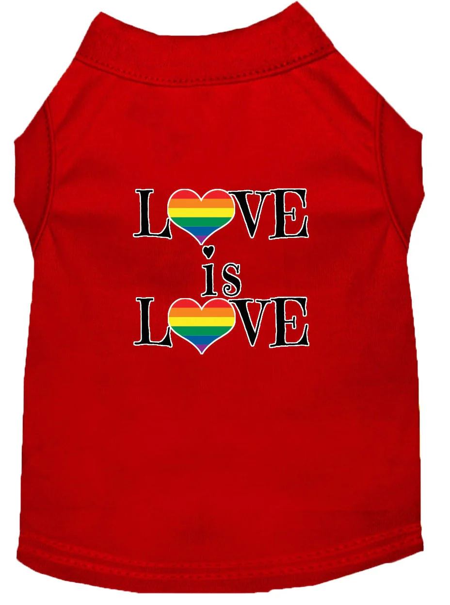 Pet Shirt "Love Is Love" - Image 10