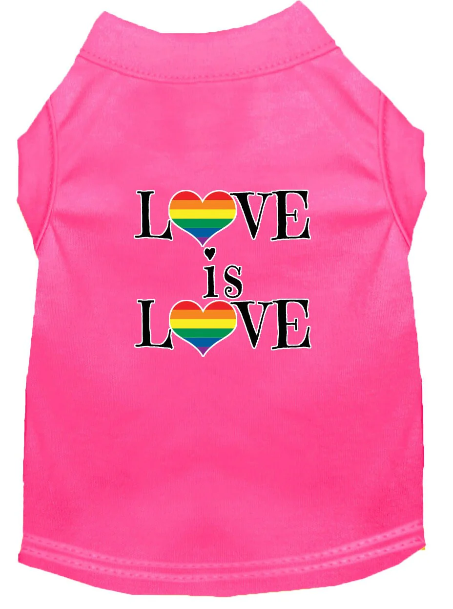 Pet Shirt "Love Is Love" - Image 5