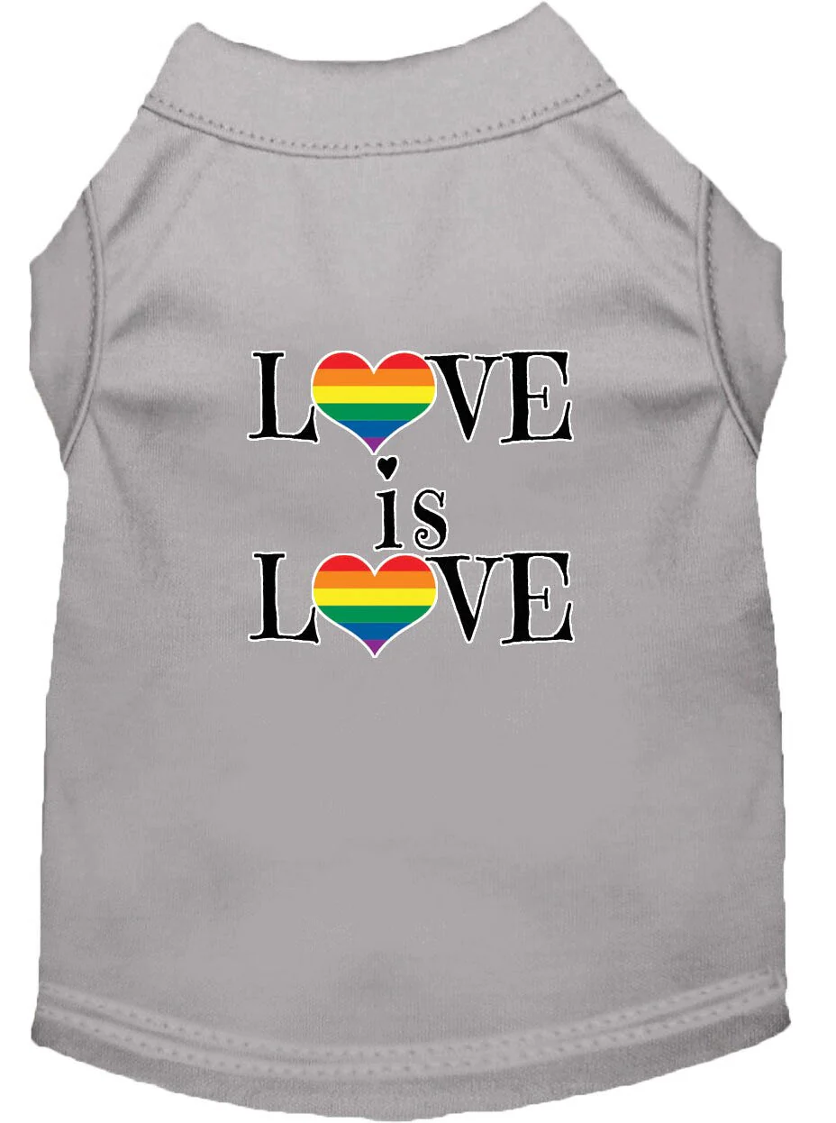 Pet Shirt "Love Is Love" - Image 6