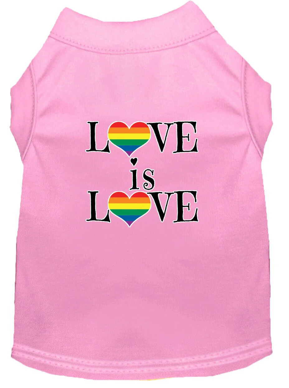 Pet Shirt "Love Is Love" - Image 7