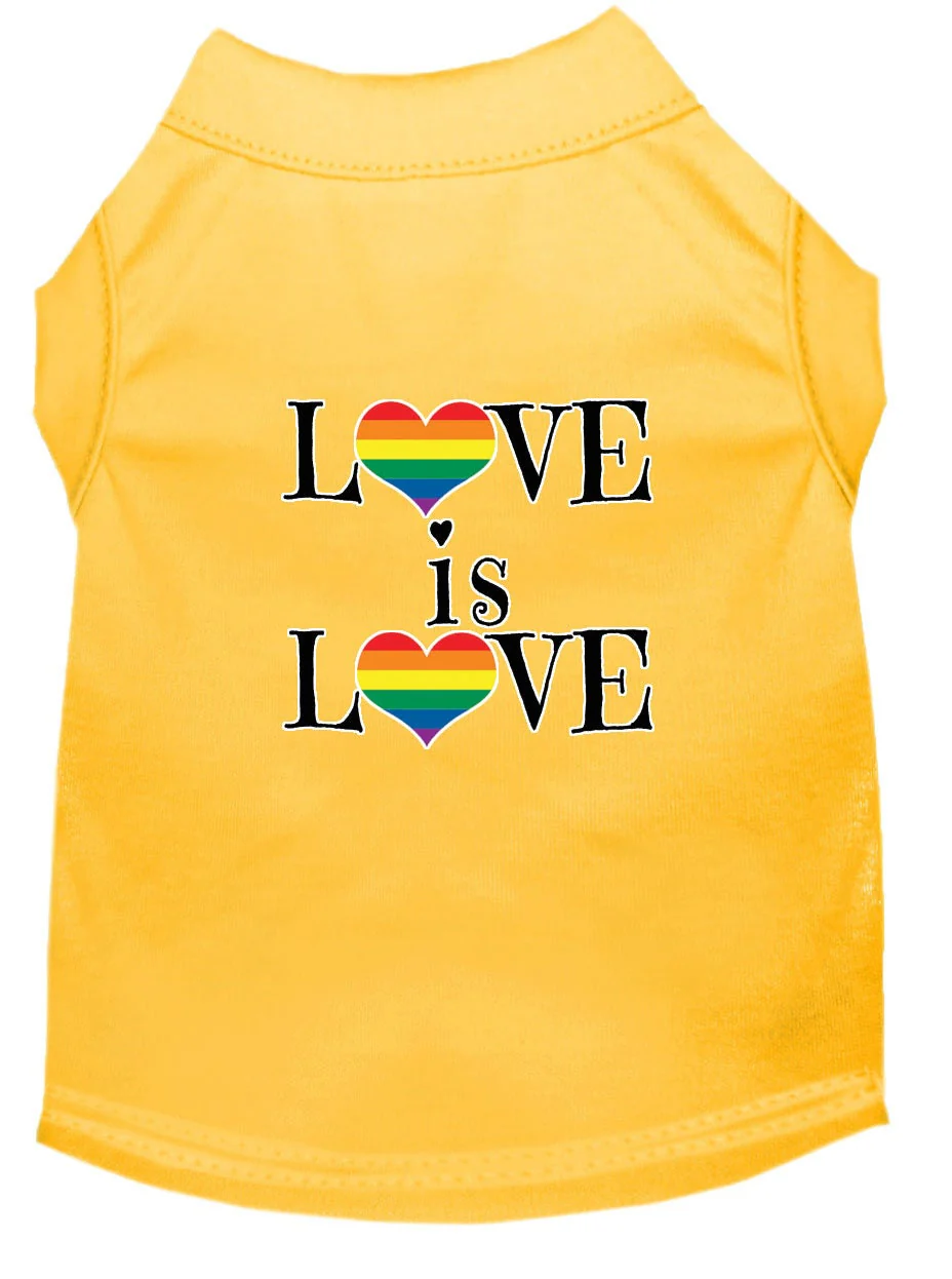 Pet Shirt "Love Is Love" - Image 8