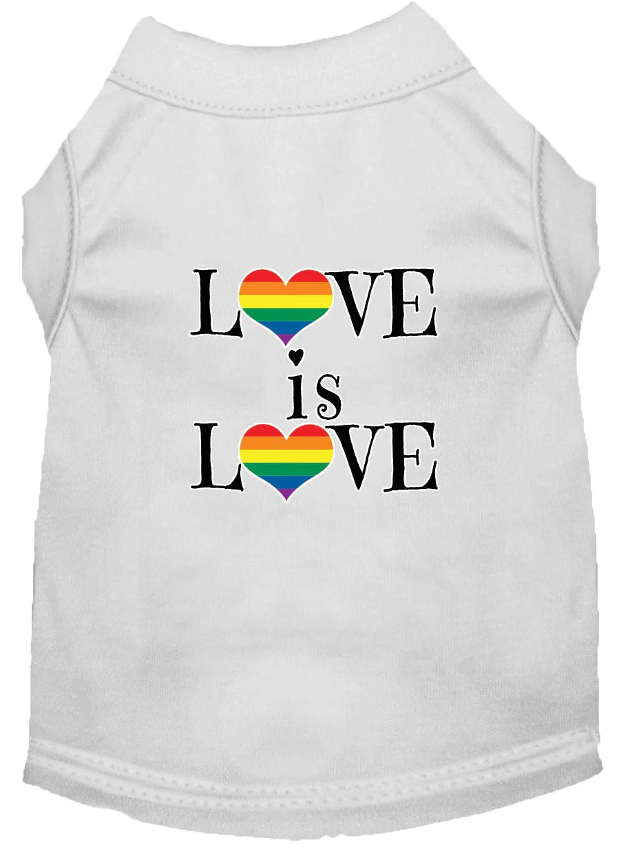 Pet Shirt "Love Is Love" - Image 9