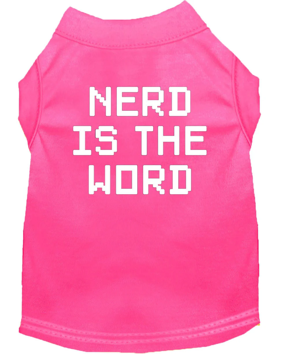 Pet Shirt "Nerd Is The Word" - Image 10