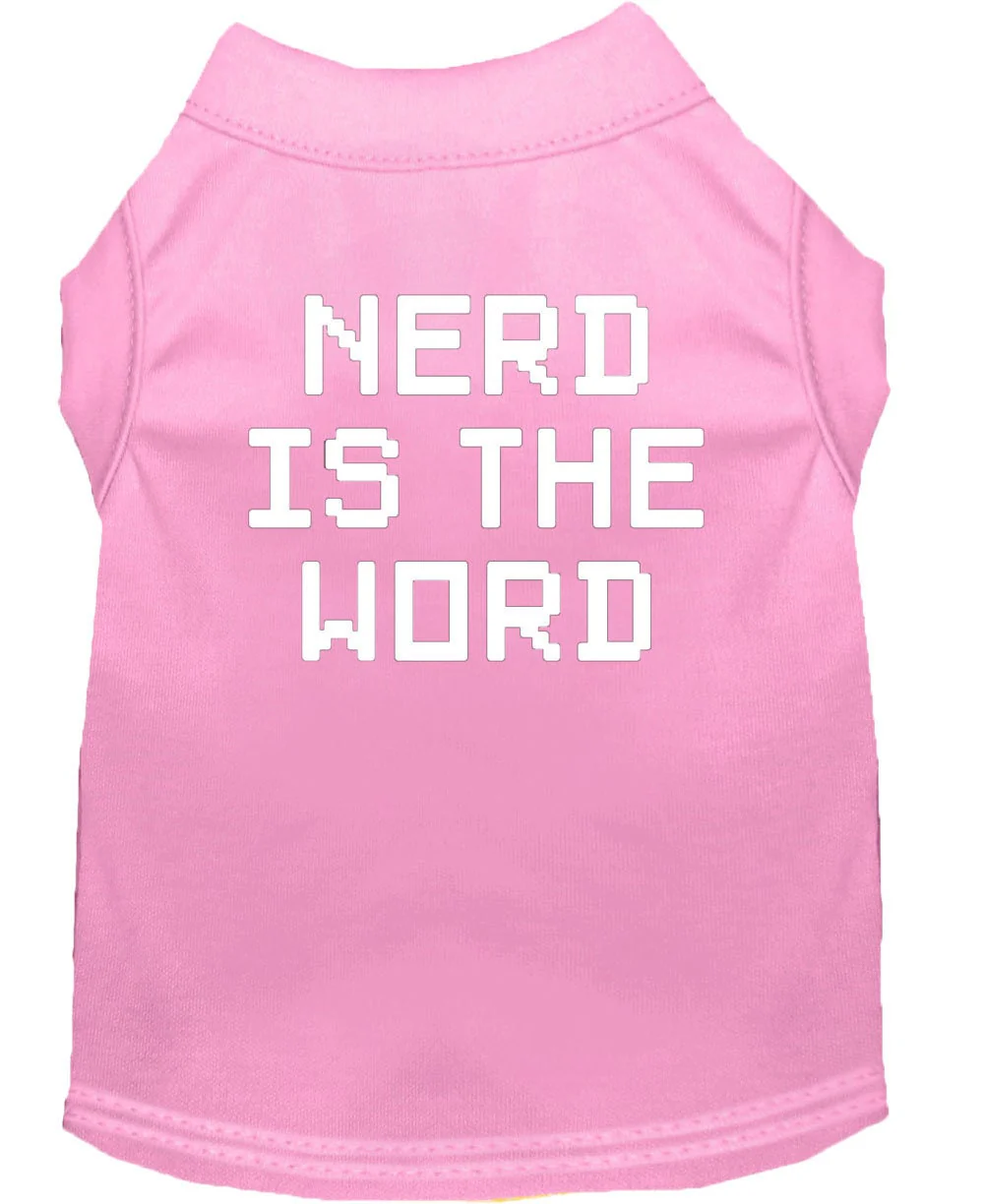 Pet Shirt "Nerd Is The Word" - Image 4