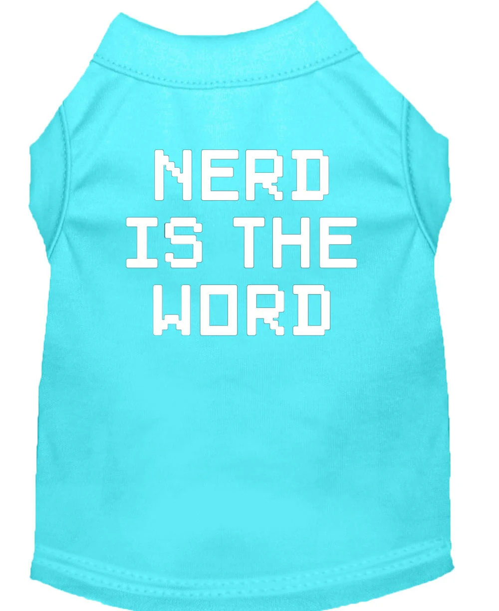 Pet Shirt "Nerd Is The Word" - Image 7