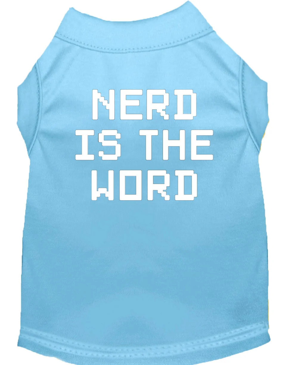 Pet Shirt "Nerd Is The Word" - Image 8