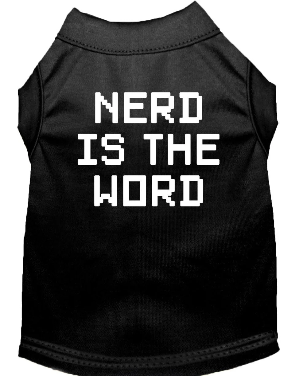 Pet Shirt "Nerd Is The Word" - Image 9