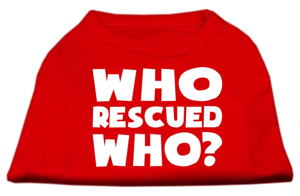Pet Shirt "Who Rescued Who?" - Image 10