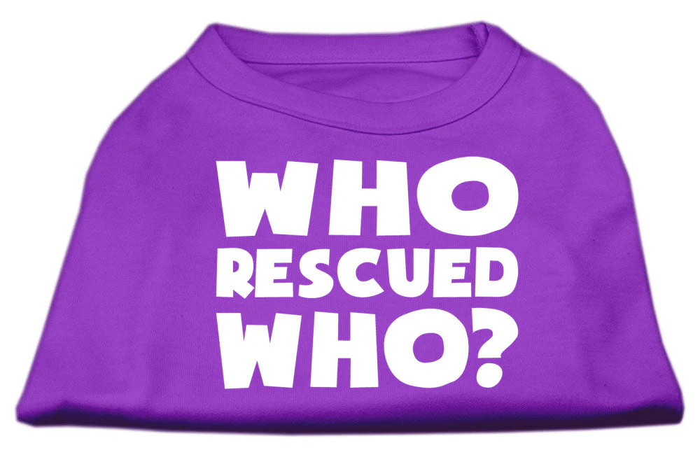 Pet Shirt "Who Rescued Who?" - Image 13