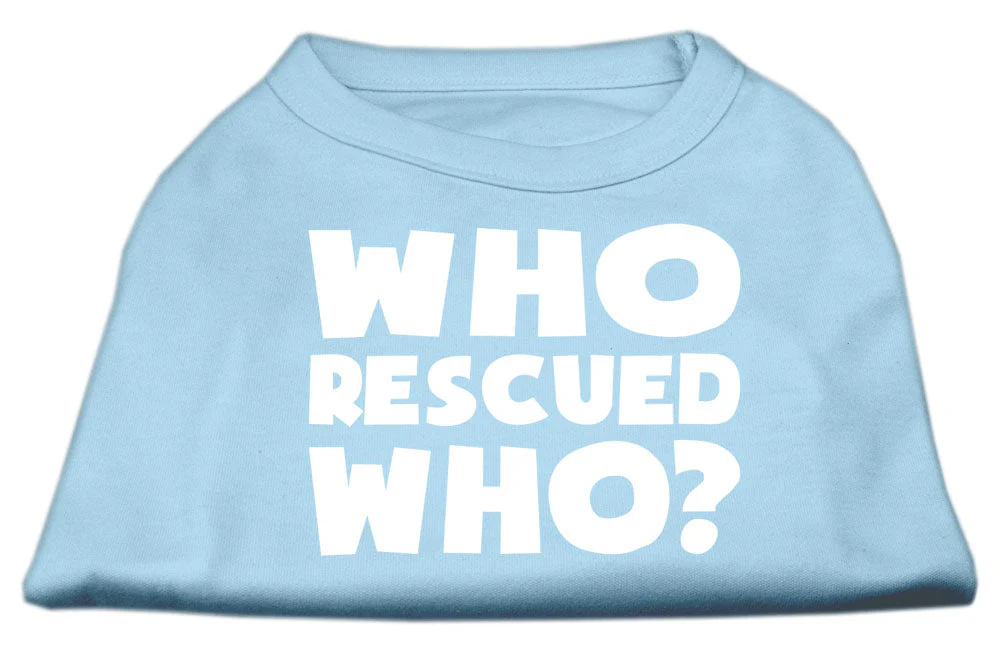 Pet Shirt "Who Rescued Who?" - Image 14