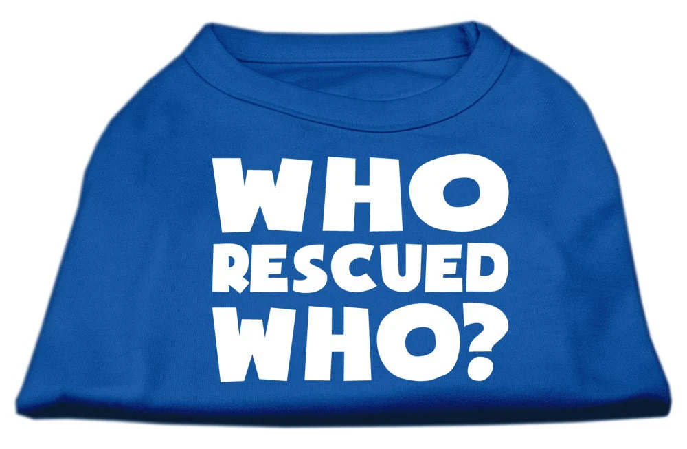 Pet Shirt "Who Rescued Who?" - Image 4