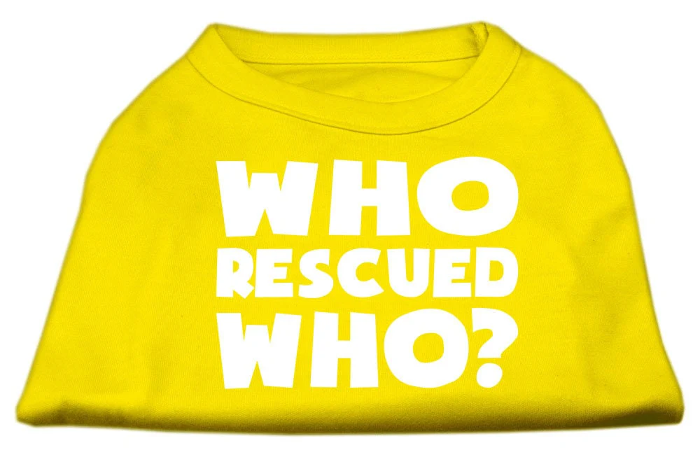 Pet Shirt "Who Rescued Who?" - Image 5
