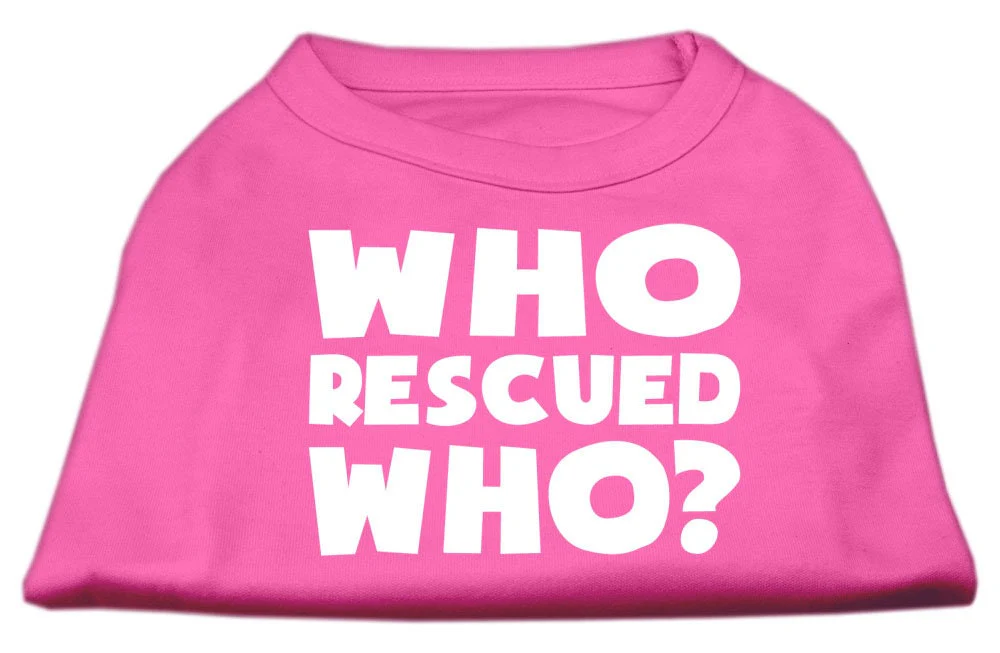 Pet Shirt "Who Rescued Who?" - Image 6