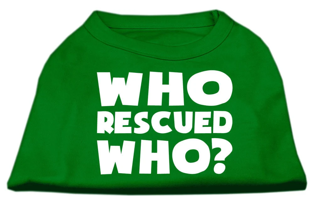 Pet Shirt "Who Rescued Who?" - Image 7