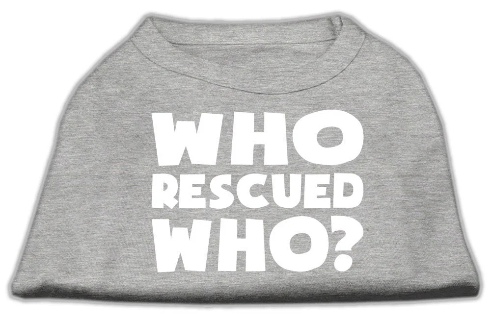 Pet Shirt "Who Rescued Who?" - Image 8