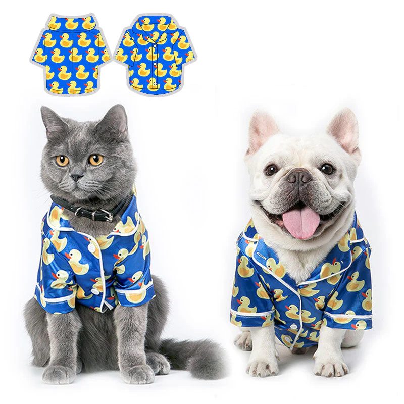 Pet Silk Duck Pajamas - Image 3