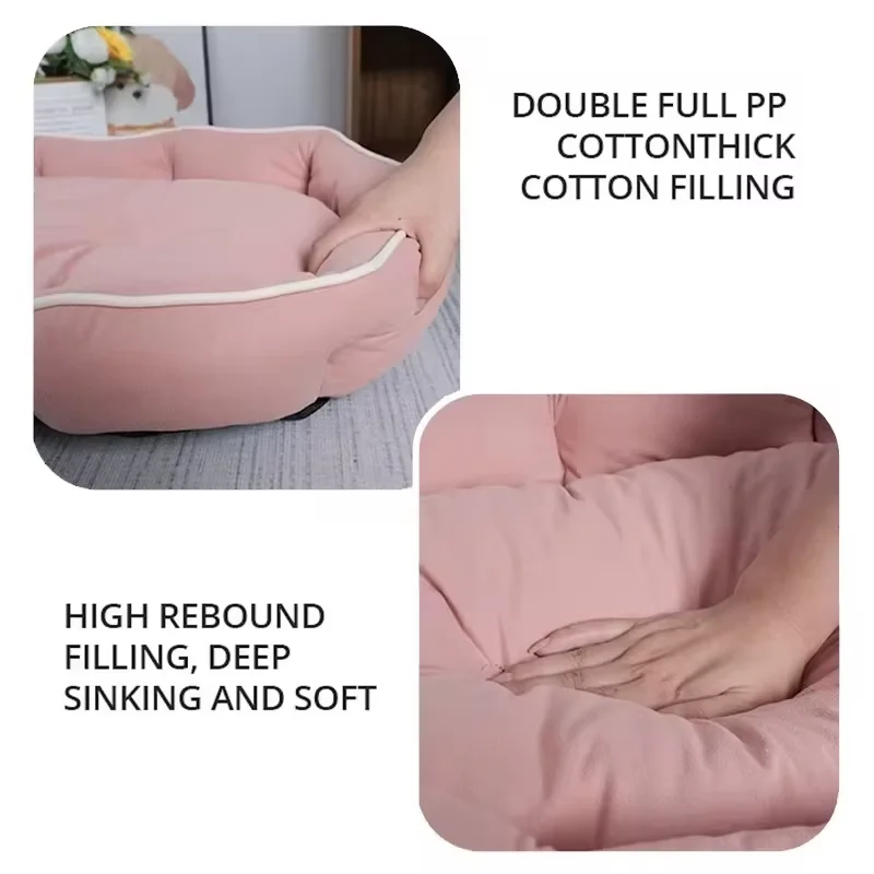 Pet Sofa Bed – Large Dog & Cat Sleeping House | Winter Warm Cushion Mat for Big Pets - Image 5