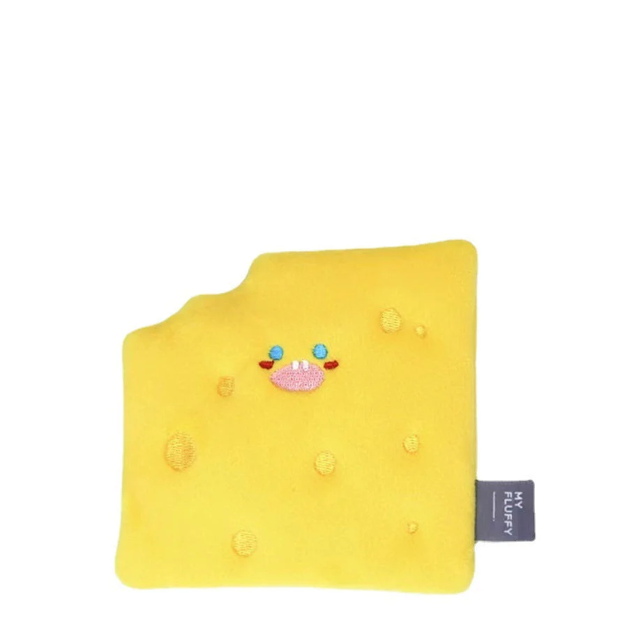 Pet Tibetan Food Sniffing Paper Cheese Plush Sounding Toy - Image 2