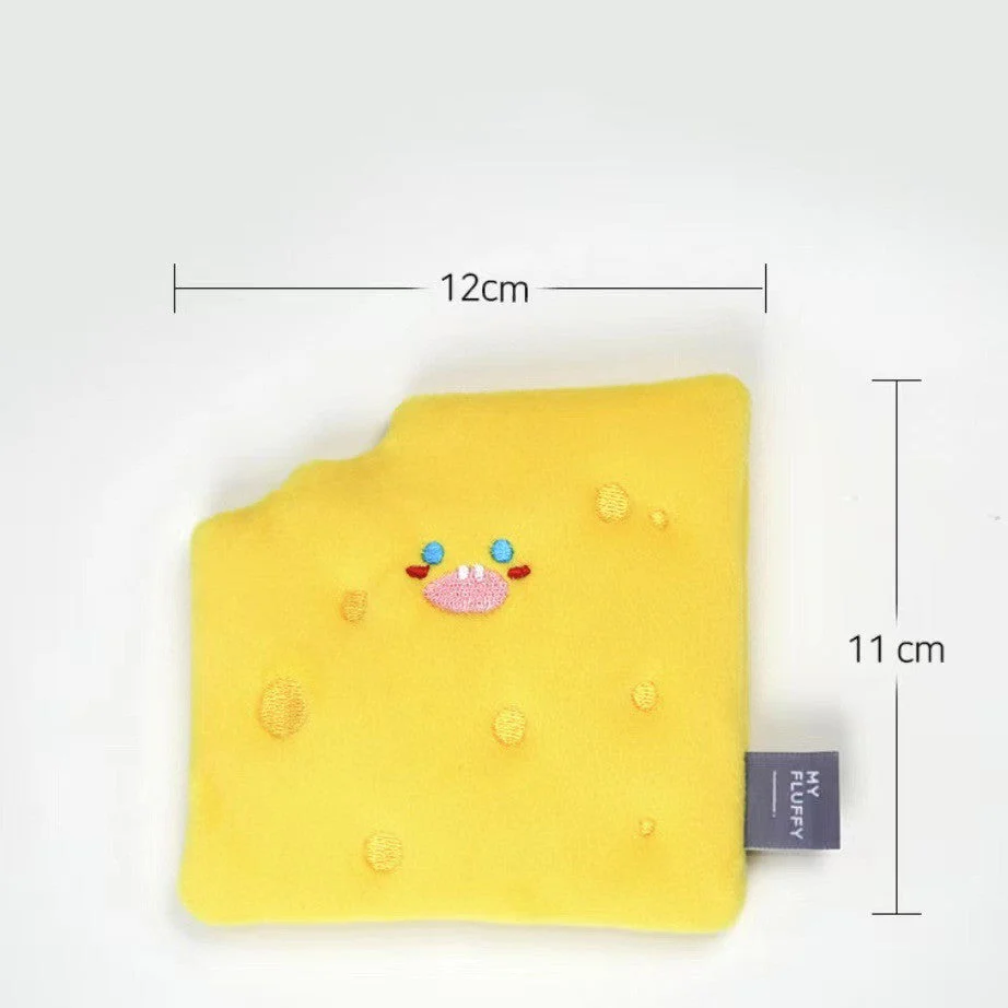 Pet Tibetan Food Sniffing Paper Cheese Plush Sounding Toy - Image 3