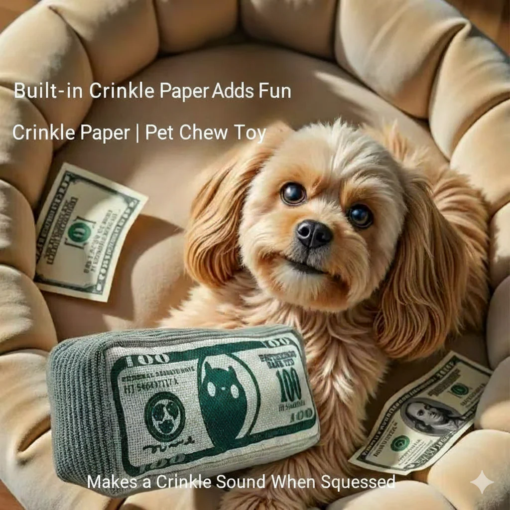Pet toy U.S dollar squeaky - Image 2