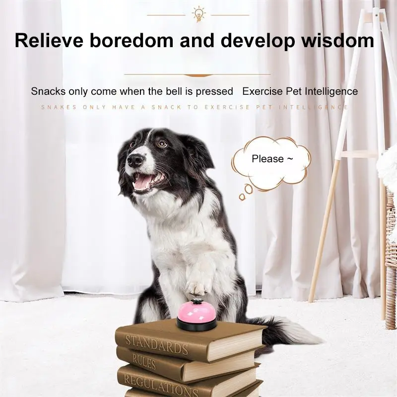 Pet Training Dinner Bell Toy – Interactive Training Tool for Dogs & Cats - Image 3