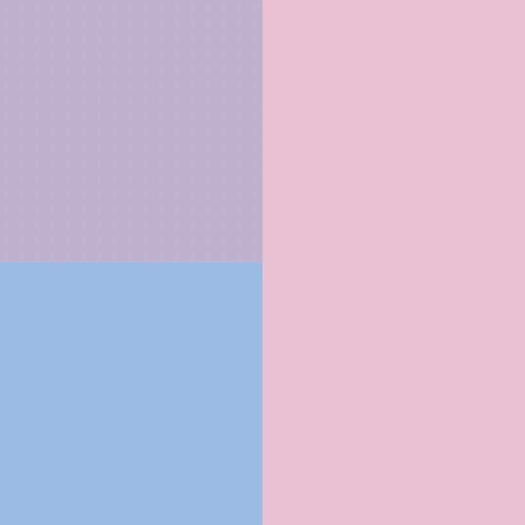 Petal / Lilac / Sky Colorblock | Snap Footie - Image 4