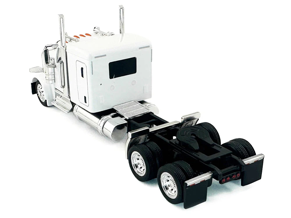 Peterbilt 589 Truck with 72 Inch Sleeper White 1/87 (HO) Plastic Model Car by HO Logistics - Image 3