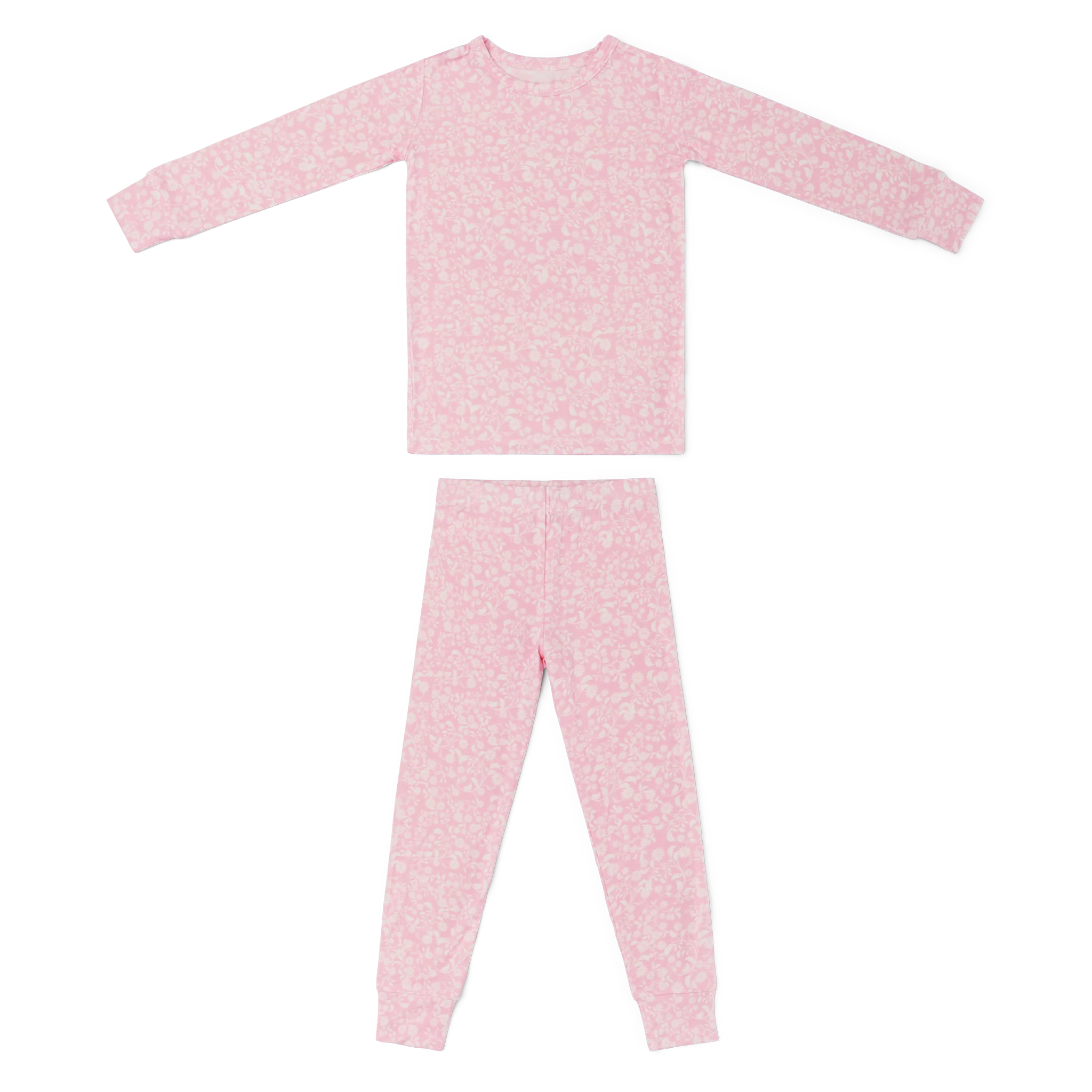 Petite Fleur Bamboo Toddler Pajama Set - Image 2