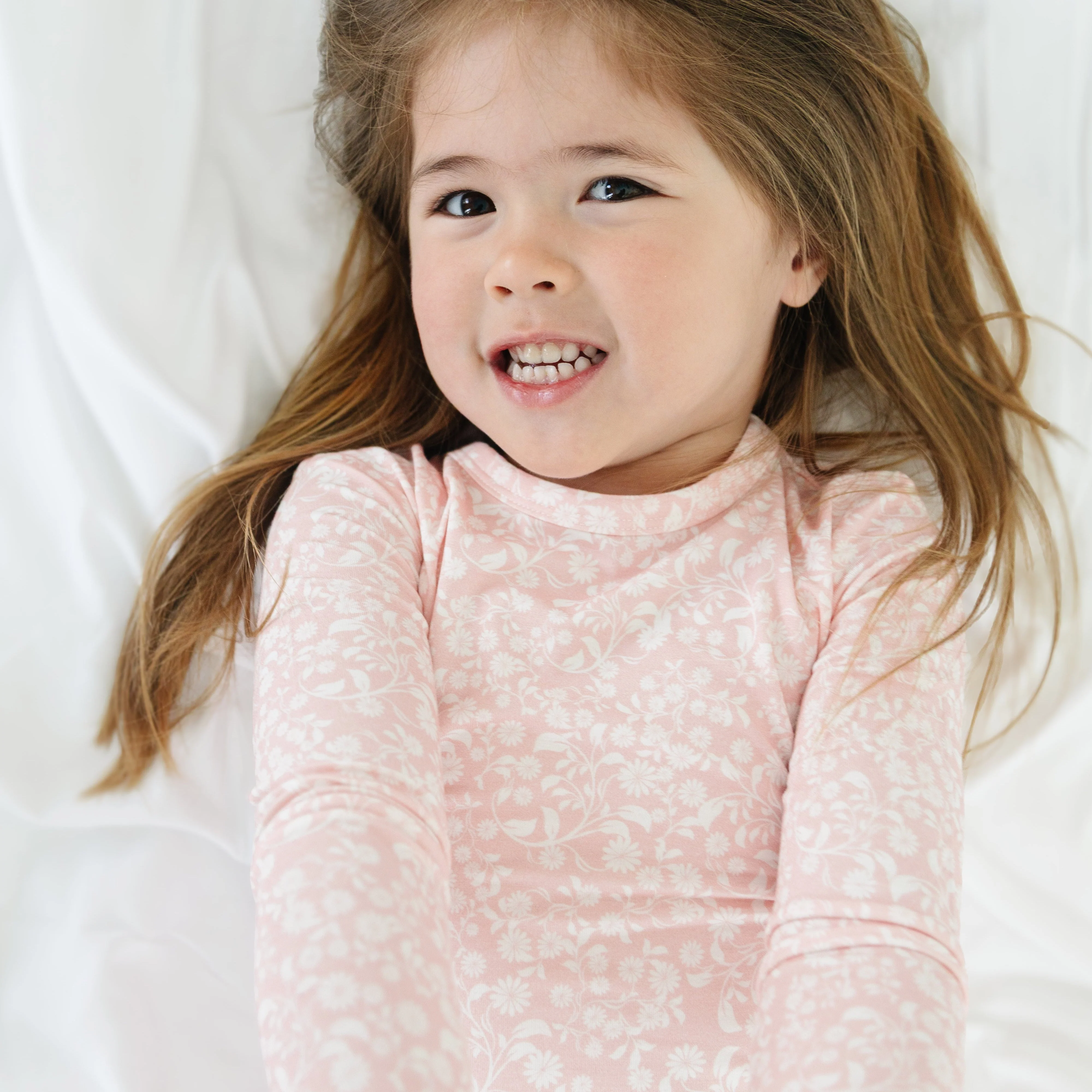Petite Fleur Bamboo Toddler Pajama Set - Image 5
