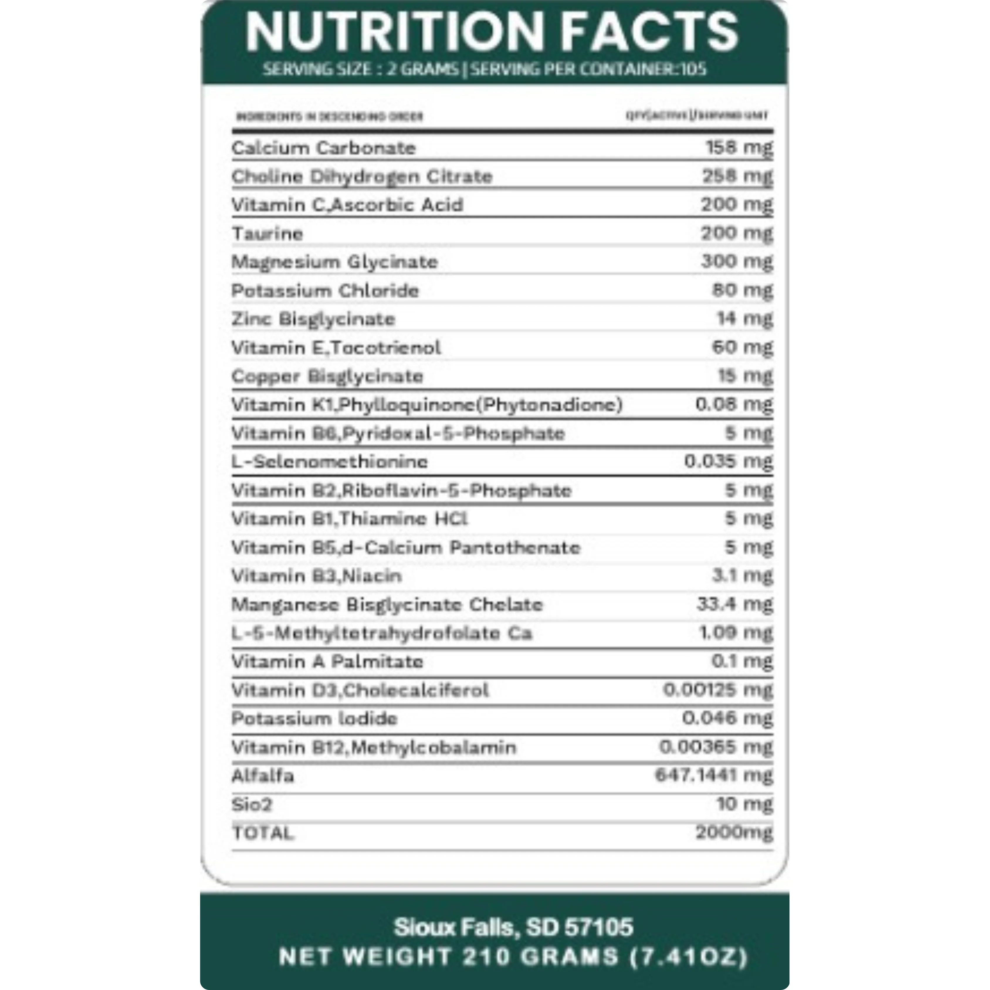 Pet's Daily Wellness Formula - For Pets With Pork/Beef Allergy - Image 3