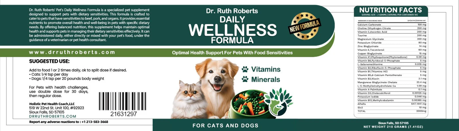 Pet's Daily Wellness Formula - For Pets With Pork/Beef Allergy - Image 5