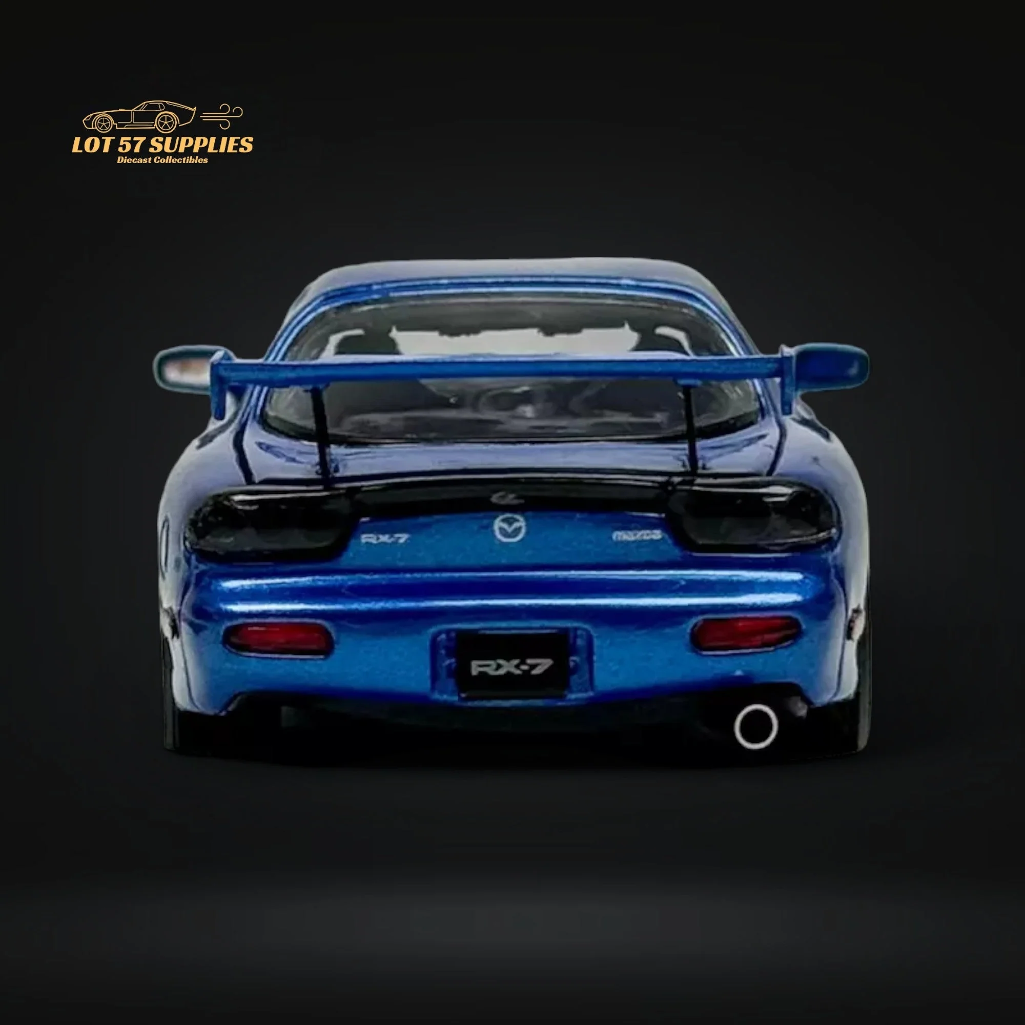 PGM Mazda RX-7 FD3S Metallic Blue 1:64 - Image 2
