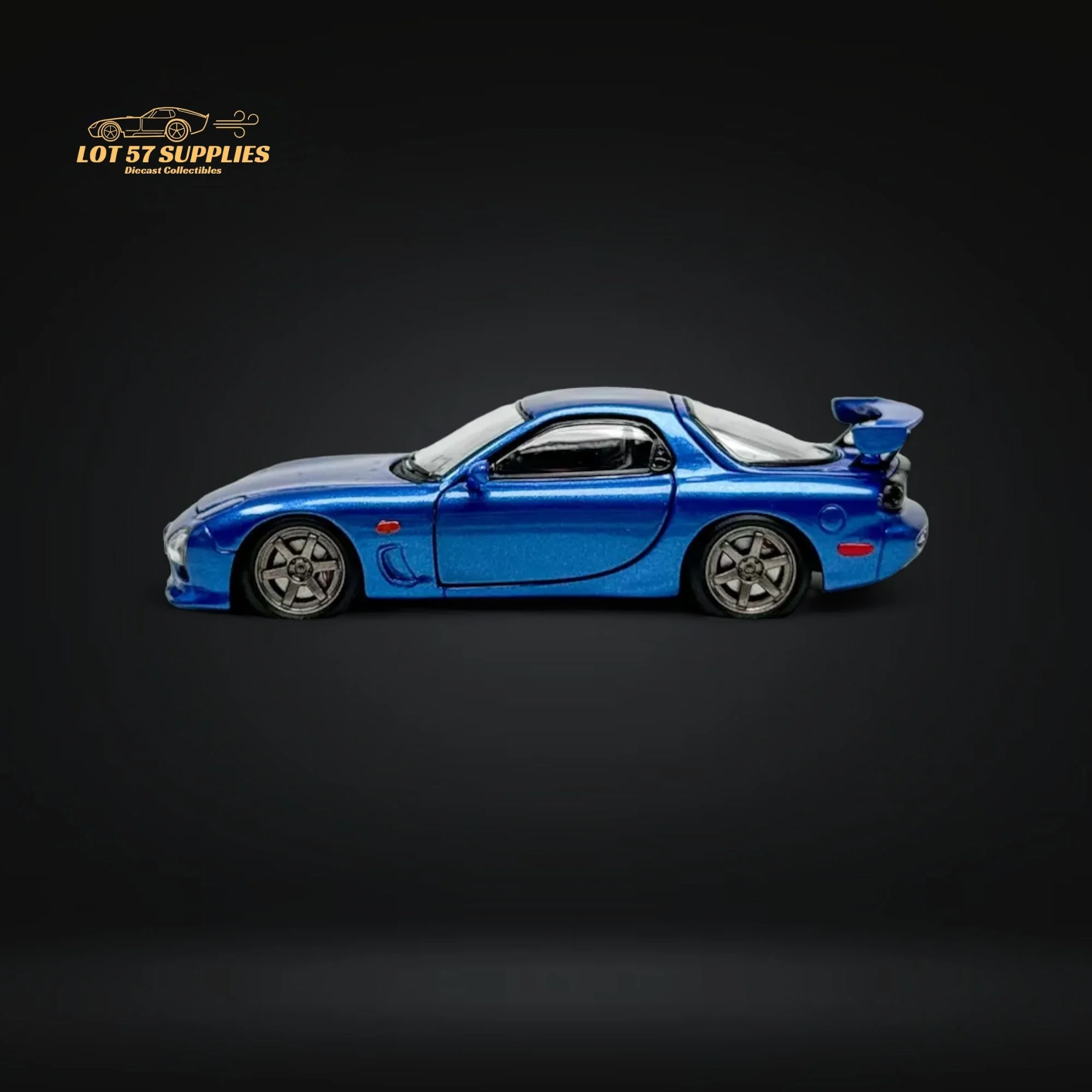 PGM Mazda RX-7 FD3S Metallic Blue 1:64 - Image 9