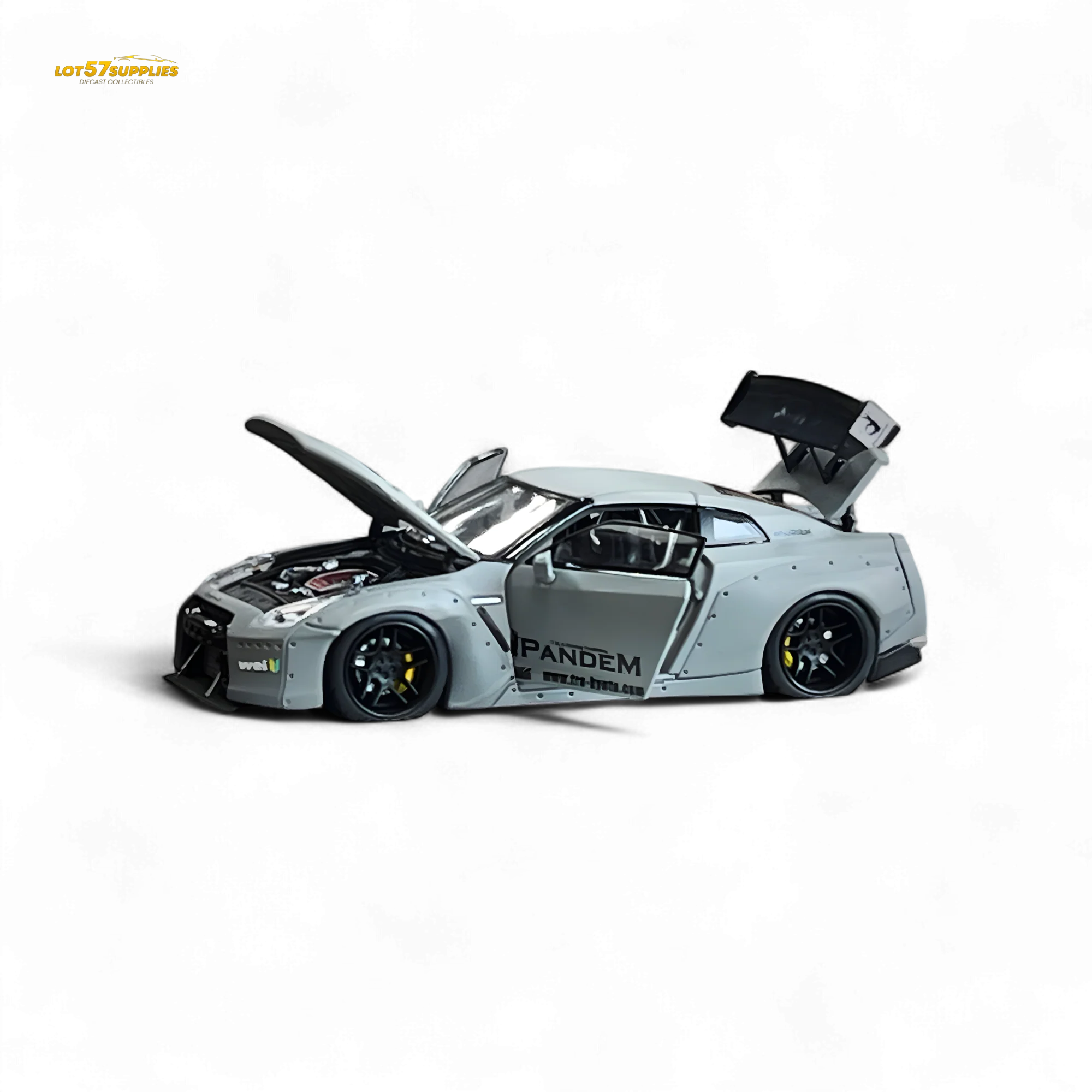 PGM Rocket Bunny R35 Combat Grey Luxury Version 1:64 - Image 12
