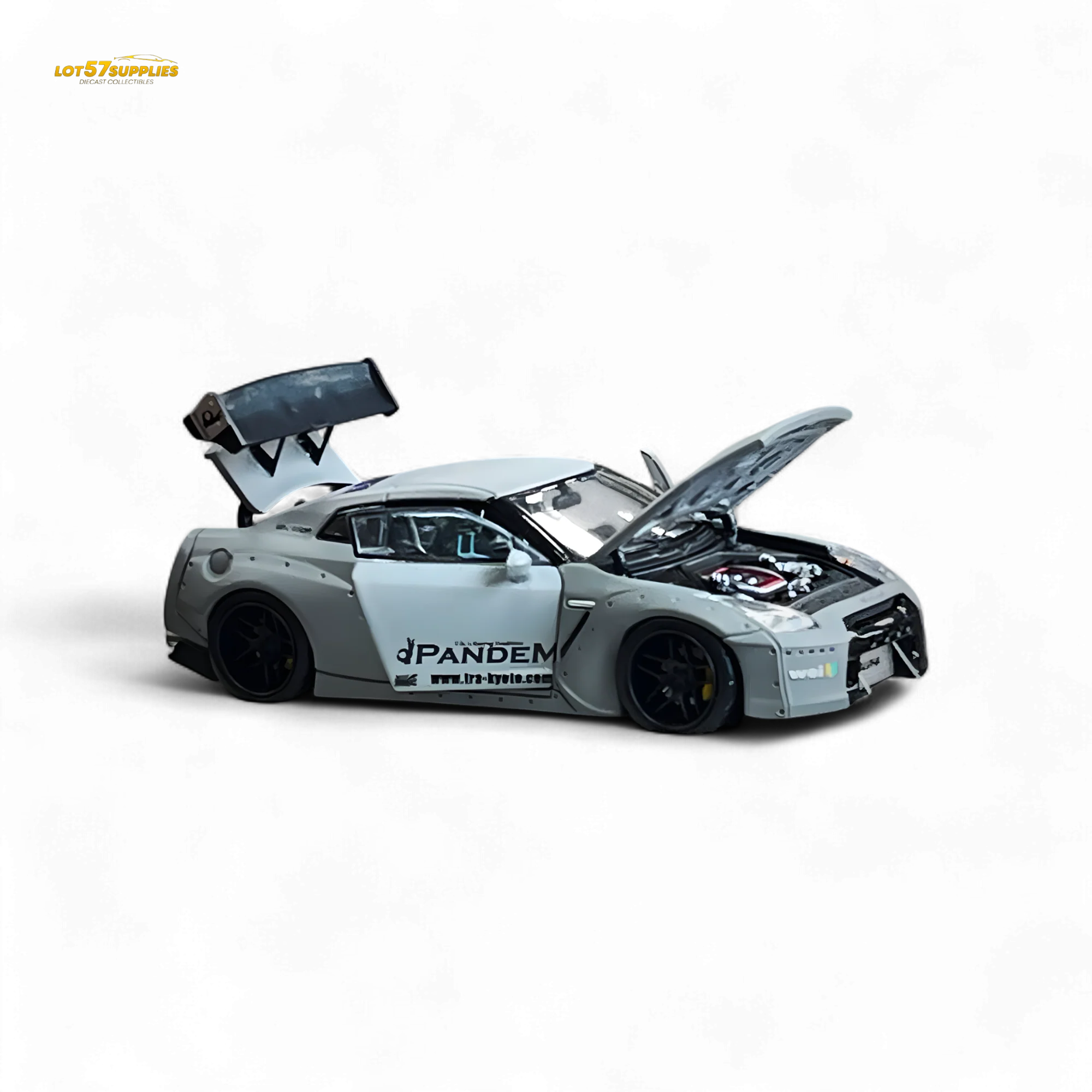 PGM Rocket Bunny R35 Combat Grey Luxury Version 1:64 - Image 13