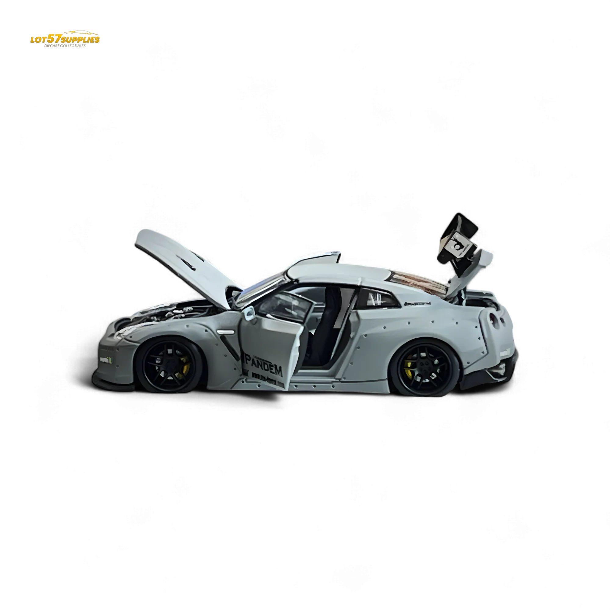 PGM Rocket Bunny R35 Combat Grey Luxury Version 1:64 - Image 14
