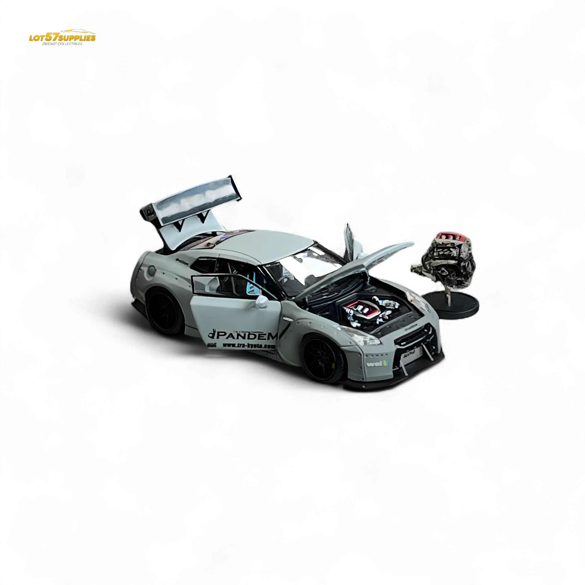 PGM Rocket Bunny R35 Combat Grey Luxury Version 1:64 - Image 16