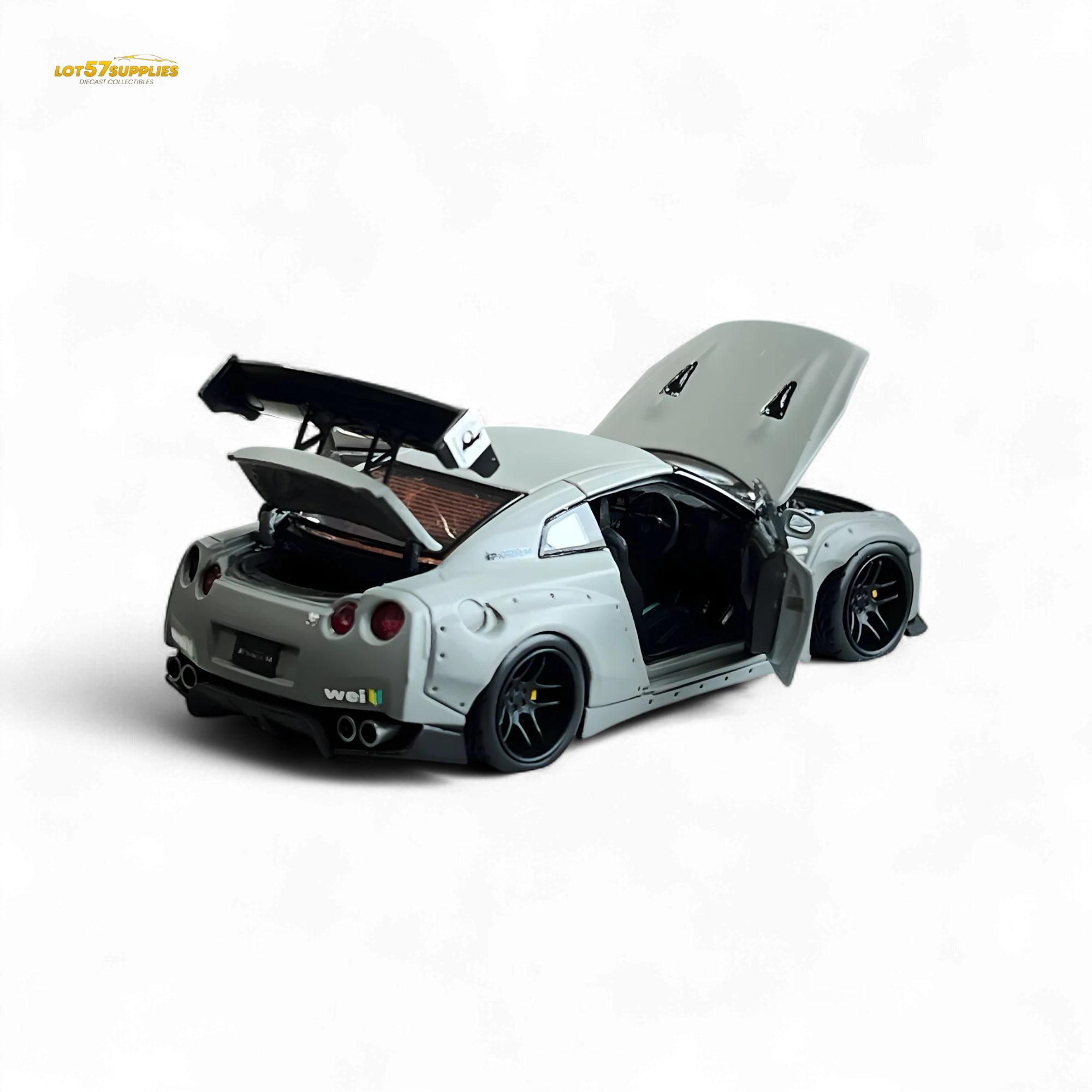 PGM Rocket Bunny R35 Combat Grey Luxury Version 1:64 - Image 18