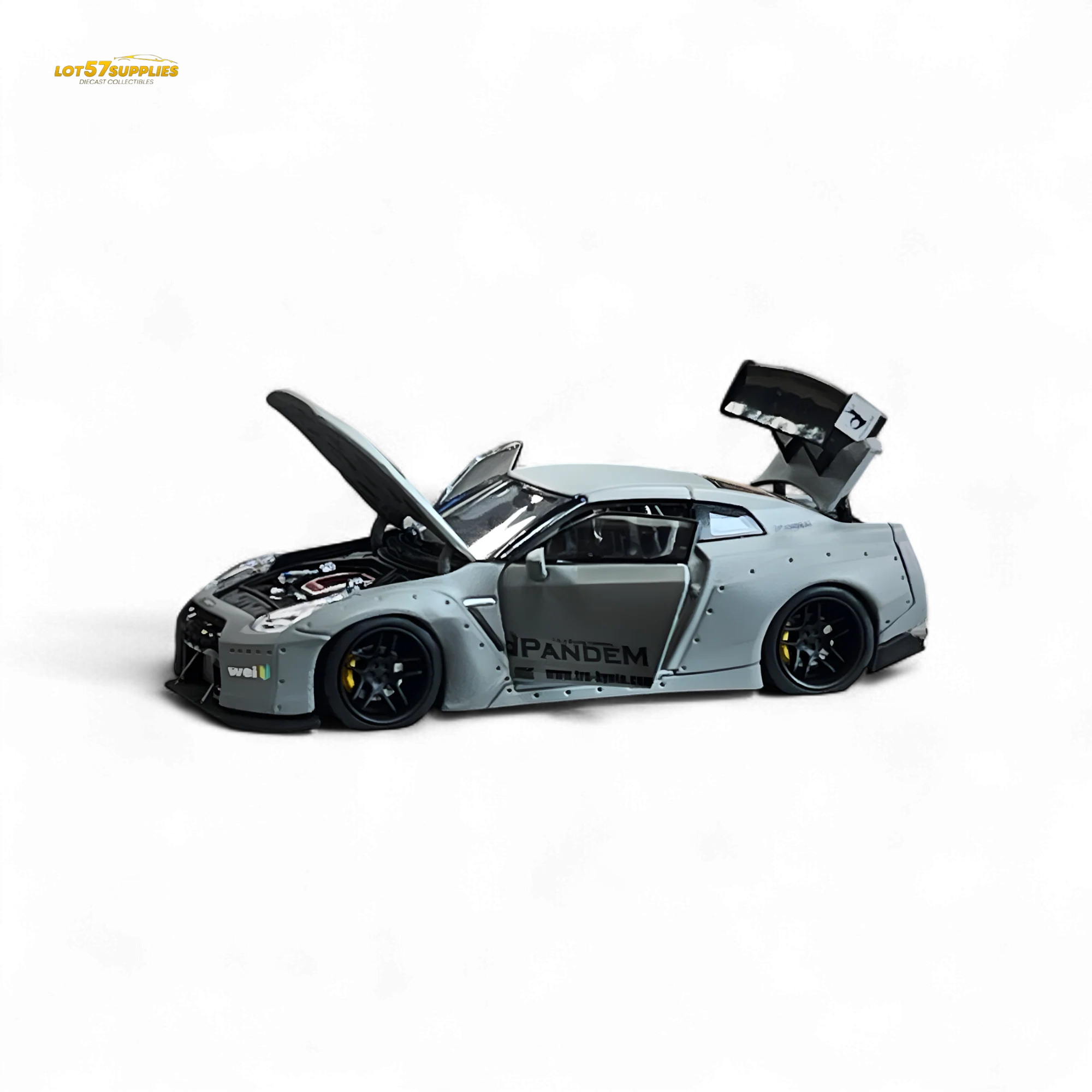 PGM Rocket Bunny R35 Combat Grey Luxury Version 1:64 - Image 6