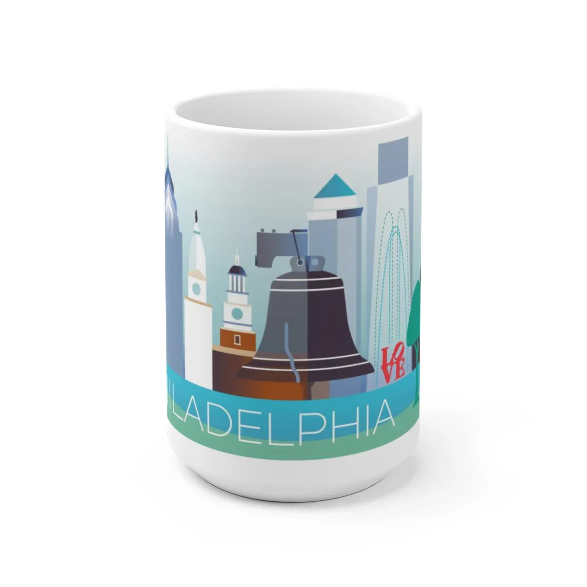 PHILADELPHIA 11 OZ OR 15 OZ CERAMIC MUG - Image 2