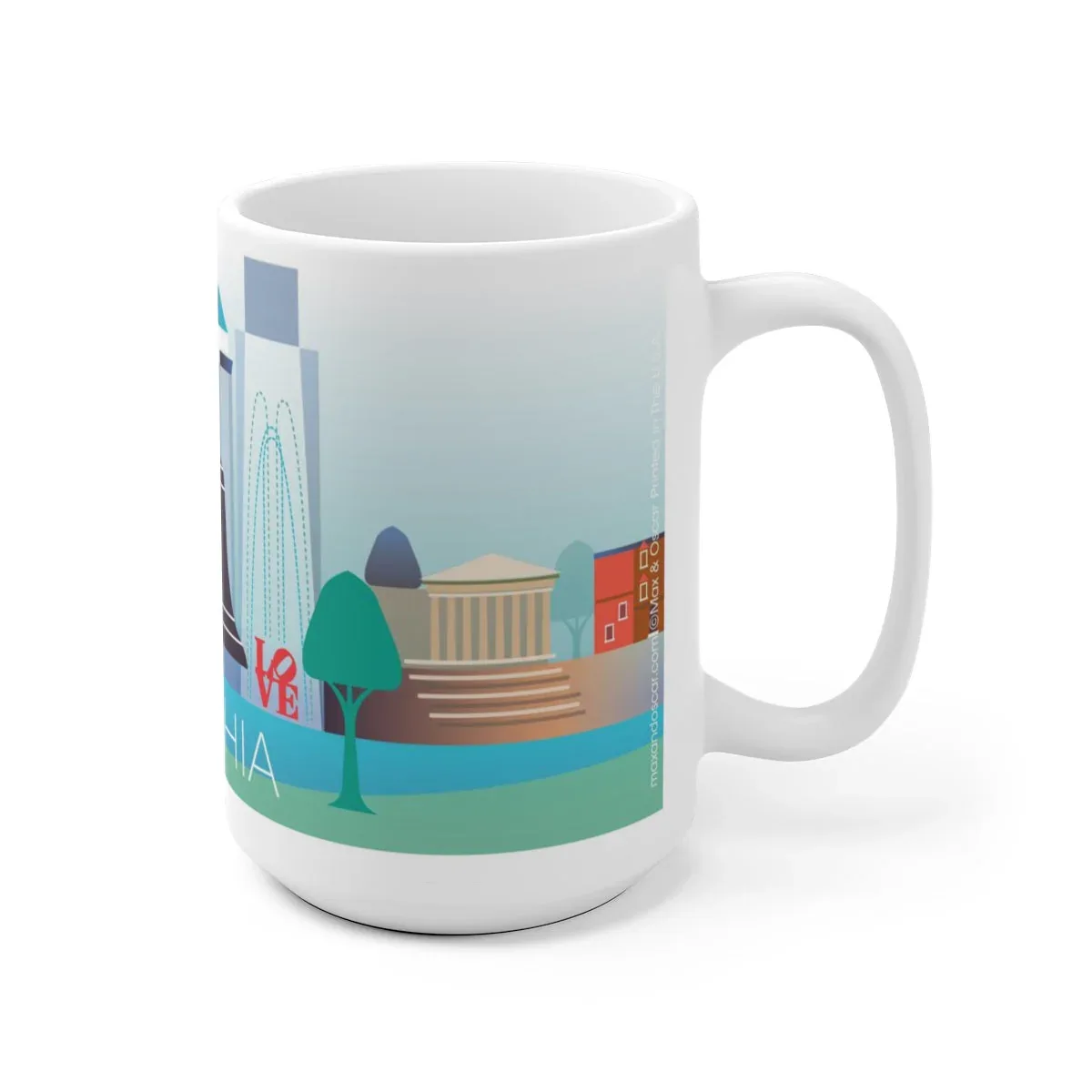PHILADELPHIA 11 OZ OR 15 OZ CERAMIC MUG - Image 3