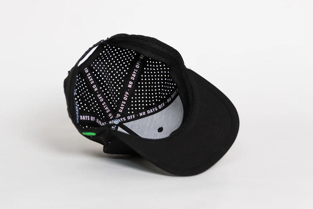 Philly Philly Dad Performance Hat - Black w/ Kelly Green Letters - Image 5